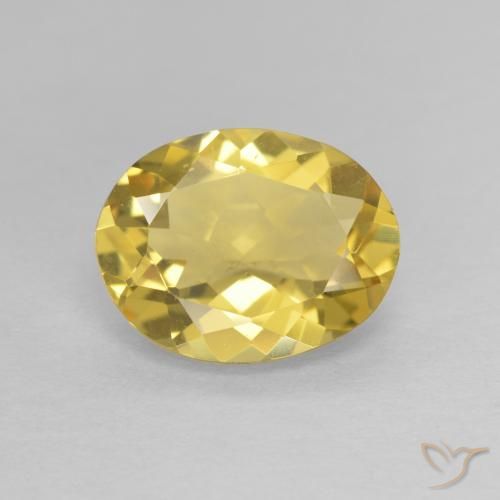 1.97ct Naturel Jaune doré léger Béryl, ovale, VVS