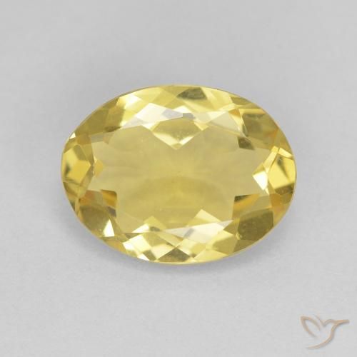2.09ct Naturel Doré léger Béryl, ovale, VVS
