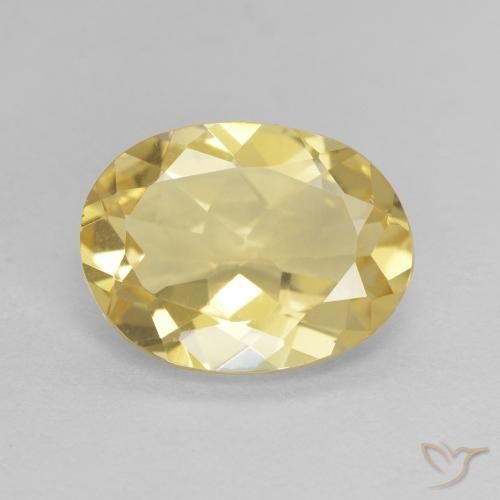 1.96ct Naturel Jaune doré léger Béryl, ovale, VVS