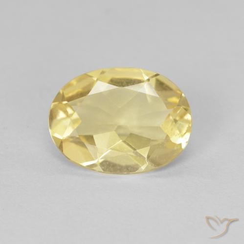 1.17ct Naturel Doré léger Béryl, ovale, VVS