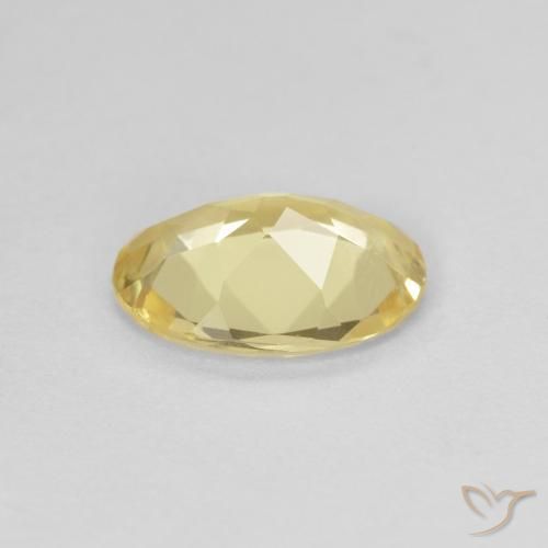 Béryl Doré léger naturelle ovale, 1.17 ct, VVS