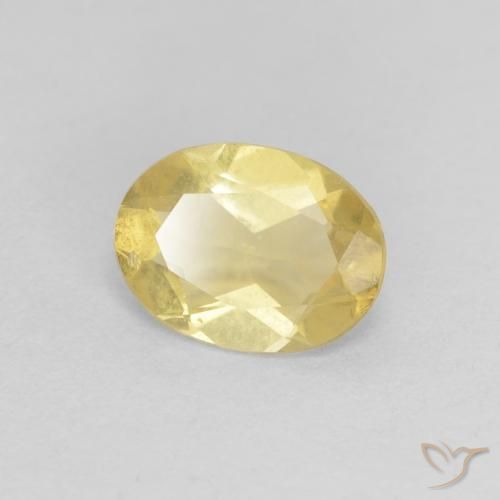 Béryl Doré léger naturelle ovale, 0.76 ct, VS