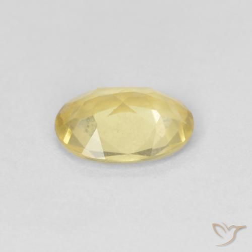Béryl Doré léger naturelle ovale, 0.76 ct, VS