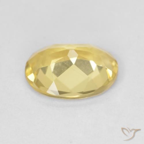 Béryl Doré léger naturelle ovale, 1.56 ct, VS