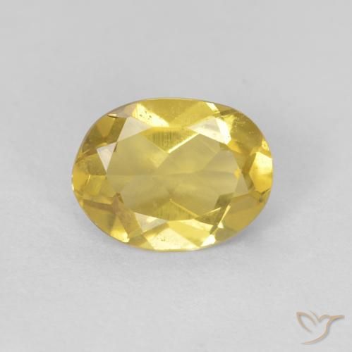 1.17ct Naturel Jaune doré léger Béryl, ovale, VS