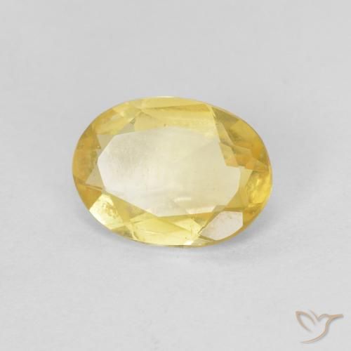 Béryl Doré léger naturelle ovale, 0.90 ct, VS