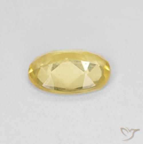 Béryl Doré léger naturelle ovale, 0.90 ct, VS