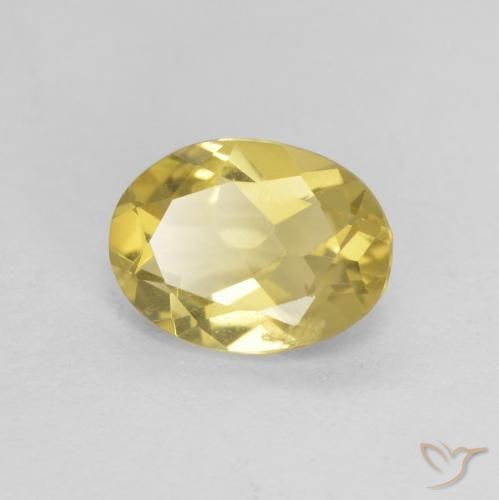 Béryl Doré léger naturelle ovale, 1.13 ct, VS