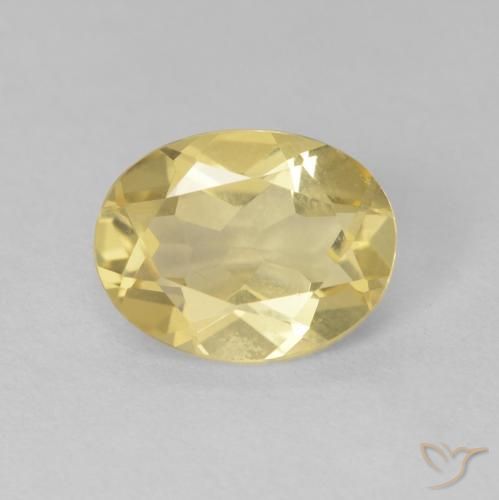 1.68ct Naturel Jaune clair Béryl, ovale, VVS-VS