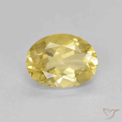 1.73ct Naturel Jaune doré léger Béryl, ovale, VVS-VS