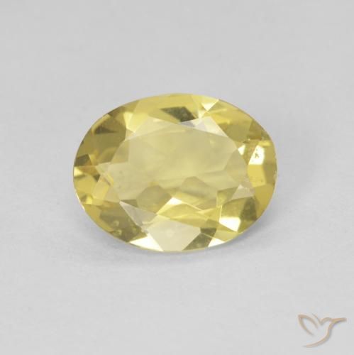1.29ct Naturel Jaune doré léger Béryl, ovale, VVS-VS