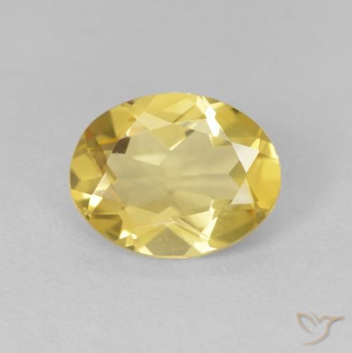 1.74ct Naturel Jaune doré léger Béryl, ovale, VVS-VS