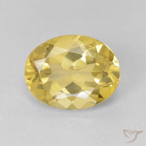 2.28ct Naturel Jaune clair Béryl, ovale, VS