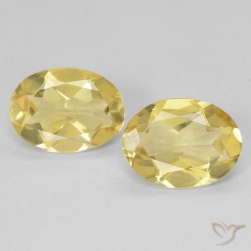 2.80ctw Naturel Jaune clair Béryl, ovale, VVS-VS