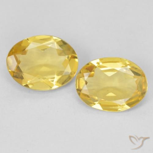 2.76ctw Naturel Jaune doré léger Béryl, ovale, VS