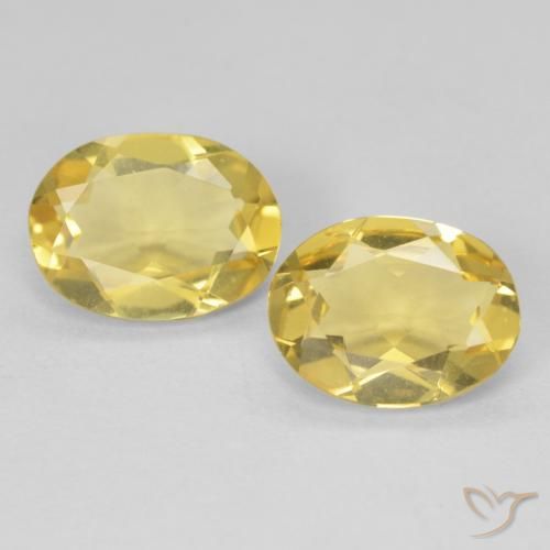 2.83ctw Naturel Jaune doré léger Béryl, ovale, VVS