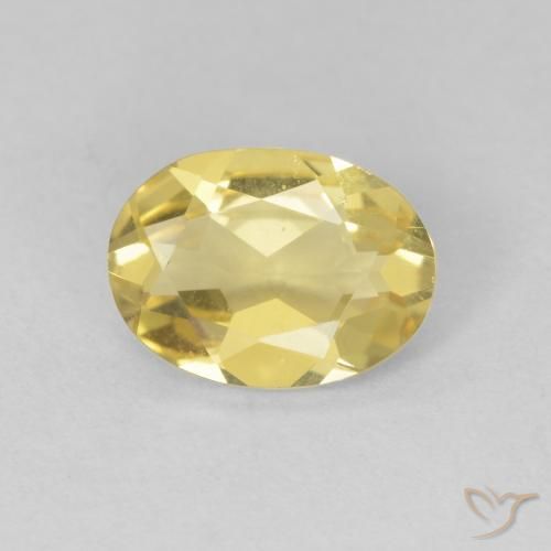 0.92ct Naturel Jaune doré léger Béryl, ovale, VVS-VS