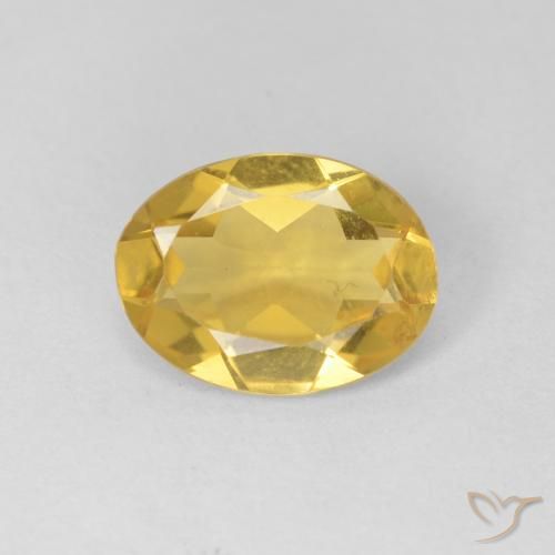 1.35ct Naturel Jaune miel Béryl, ovale, VVS