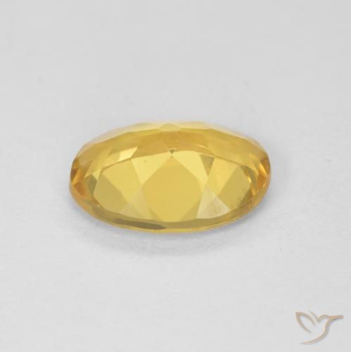 Béryl Jaune miel naturelle ovale, 1.35 ct, VVS
