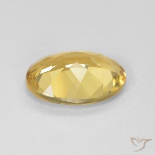 Béryl Jaune clair naturelle ovale, 1.89 ct, VVS