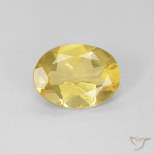 1.35ct Naturel Jaune doré léger Béryl, ovale, VVS