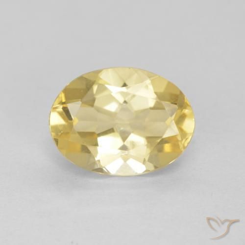 1.74ct Naturel Jaune clair Béryl, ovale, VVS