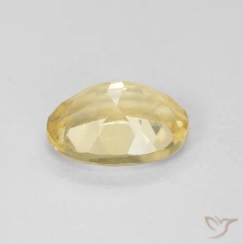 Béryl Jaune clair naturelle ovale, 1.74 ct, VVS