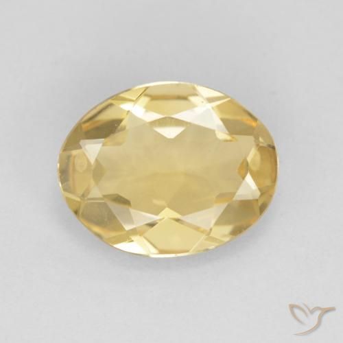 1.83ct Naturel Jaune doré léger Béryl, ovale, VVS