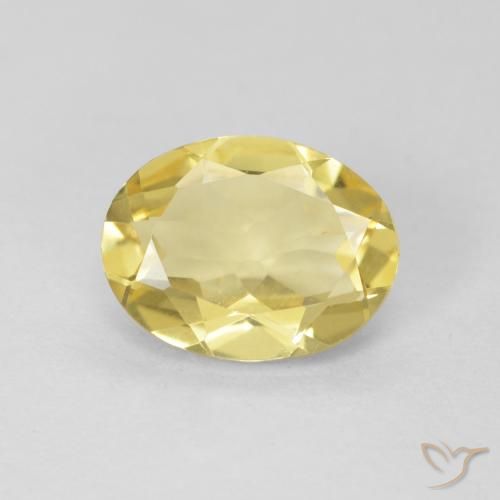 1.54ct Naturel Jaune doré léger Béryl, ovale, VVS