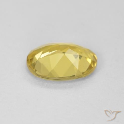 Béryl Jaune clair naturelle ovale, 1.33 ct, VVS