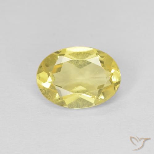 1.18ct Naturel Jaune miel léger Béryl, ovale, VS