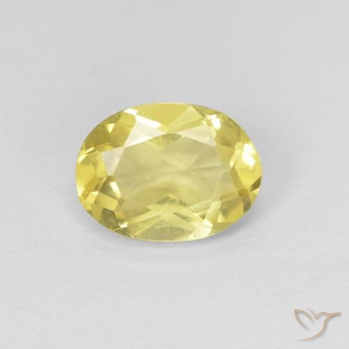 1.15ct Naturel Jaune miel léger Béryl, ovale, VS