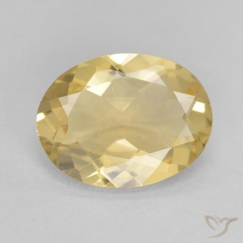 1.70ct Naturel Orange Doré Béryl, ovale, VVS-VS
