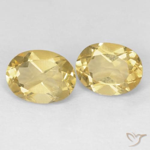 2.45ctw Naturel Jaune chaud Béryl, ovale, VS