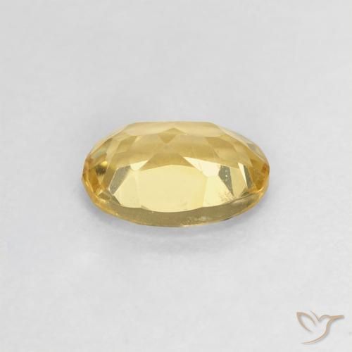 Béryl Doré naturelle ovale, 0.67 ct, VS