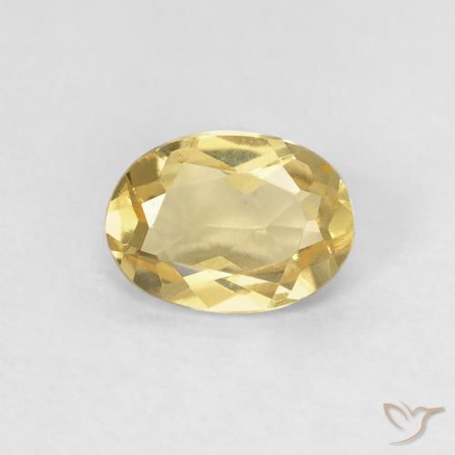 0.74ct Naturel Doré Béryl, ovale, VS