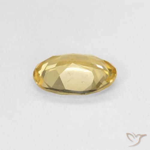 Béryl Doré naturelle ovale, 0.90 ct, VS