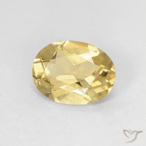 Béryl Doré naturelle Coupe ovale, 1.03 ct, VS