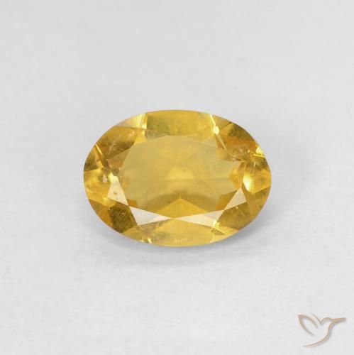 0.79ct Naturel Doré Béryl, ovale, VS
