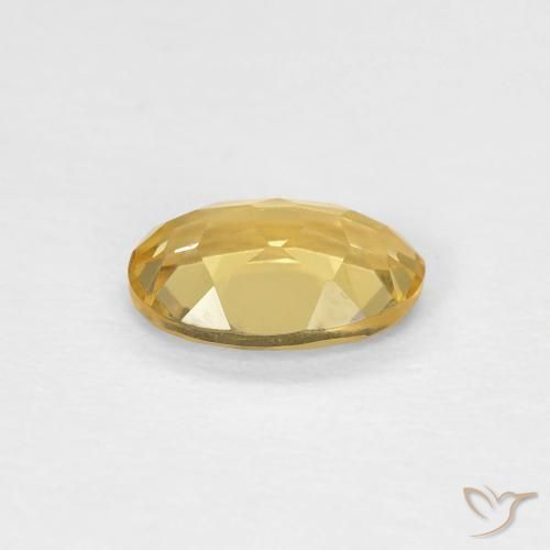 Béryl Doré moyen naturelle ovale, 0.65 ct, VVS