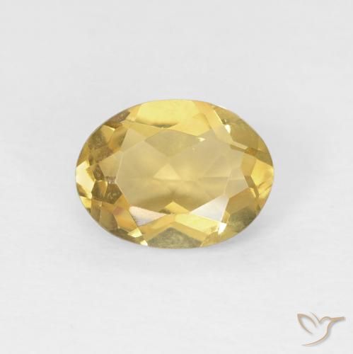 1.20ct Naturel Orange Doré Béryl, ovale, VVS