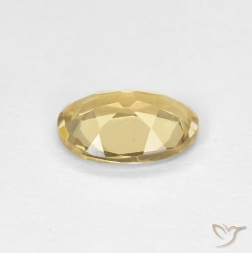 Béryl Or naturelle ovale, 0.99 ct, VVS