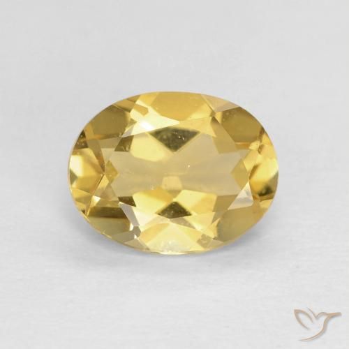 1.74ct Naturel Or moyen Béryl, ovale, VVS
