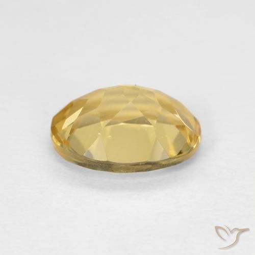 Béryl Or moyen naturelle ovale, 1.74 ct, VVS