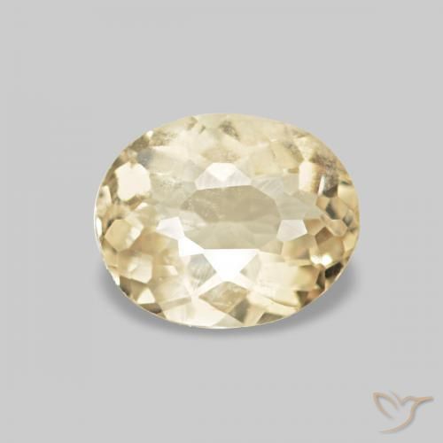 0.28ct Jaune terreux Béryl, ovale, VS