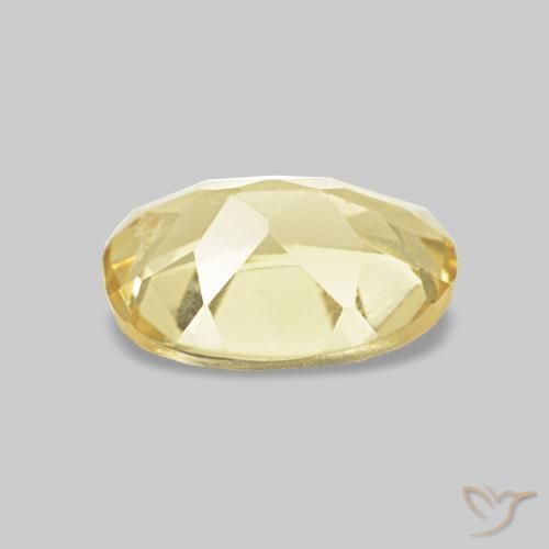 Béryl Doré léger naturelle Coupe ovale, 0.65 ct, VS