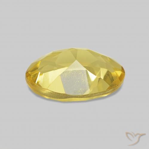 Béryl Doré moyen naturelle ovale, 0.67 ct, VVS-VS