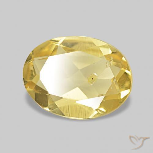 Béryl Doré léger naturelle ovale, 0.95 ct, VS
