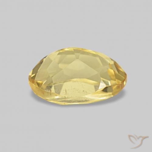 Béryl Doré naturelle ovale, 0.73 ct, VS