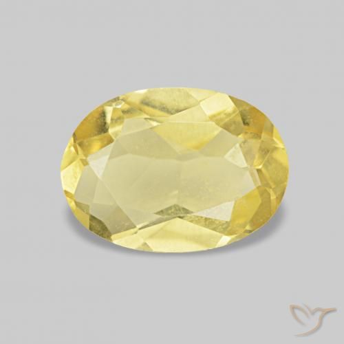 0.61ct Jaune clair Béryl, ovale, VS